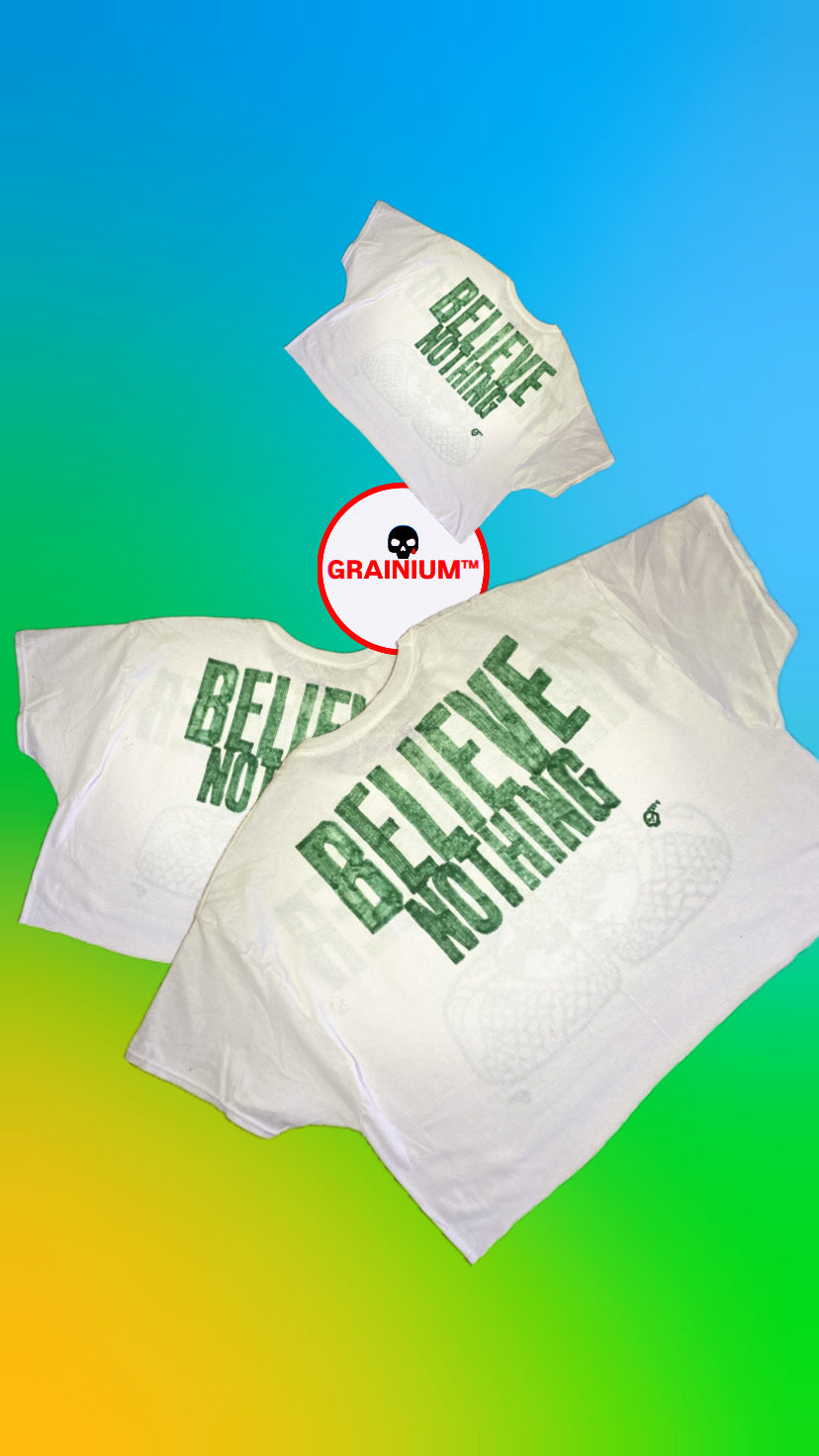 GRAINIUM™ “Trailblazer” Hand-Drawn Box Crop Tee