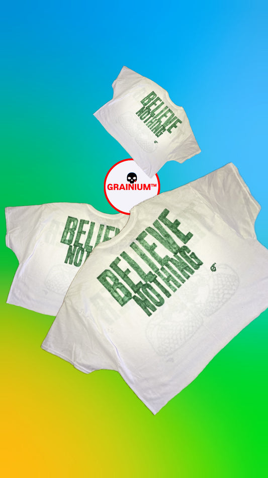 GRAINIUM™ “Trailblazer” Hand-Drawn Box Crop Tee