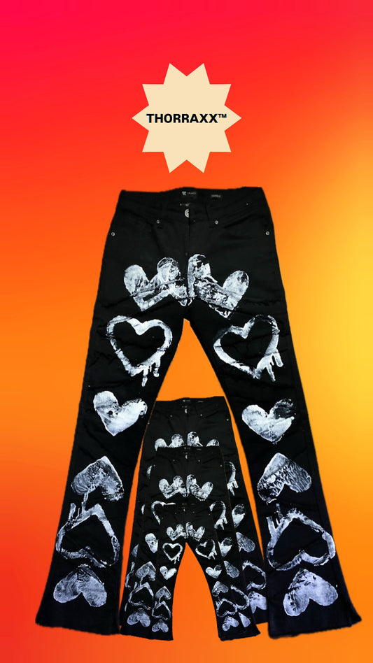 THORRAXX™ Hand-Painted Heartbreak Denim