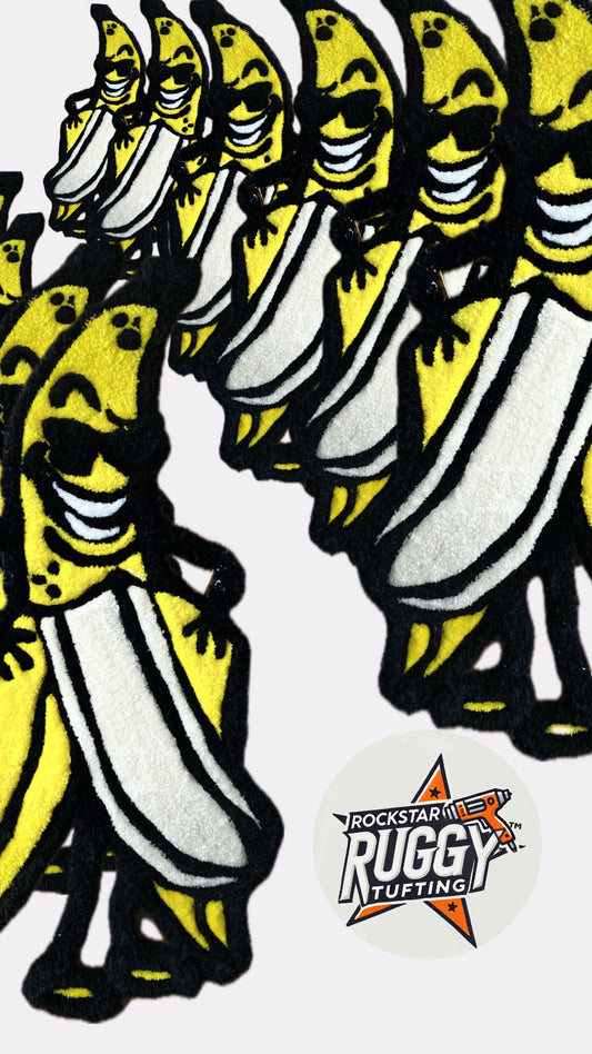 ROCKSTARRUGGY™ Big Banana Rug – She Wants the Peel Edition