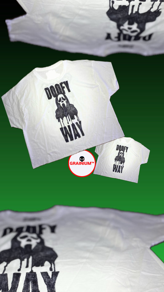 GRAINIUM™ Oversized Box Crop Tee – “Doofy Way” Edition (Unisex, All Sizes Available)