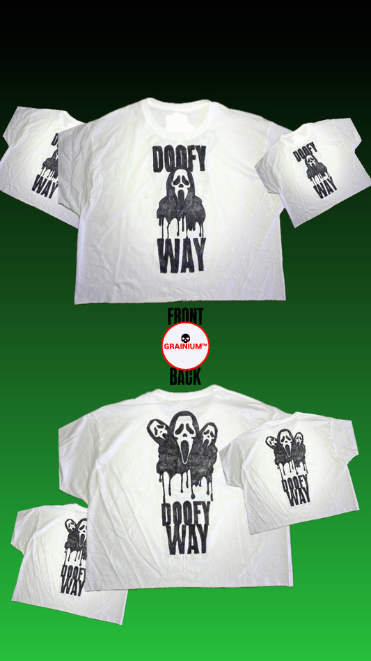 GRAINIUM™ Oversized Box Crop Tee – “Doofy Way” Edition (Unisex, All Sizes Available)