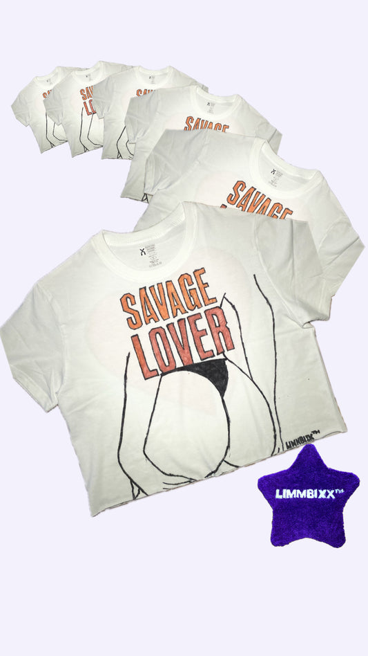 LIMMBIXX™ Savage Lover Crop Tee – Broken Heart Edition