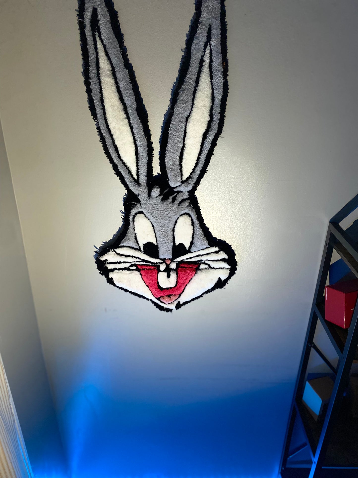 ROCKSTARRUGGY™ “Bugz” Tufted Rug – Handmade Cartoon Bunny Rug