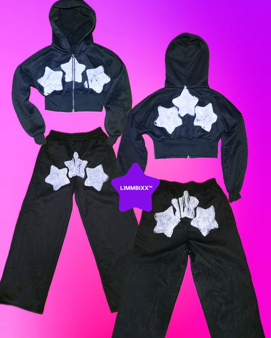 LIMMBIXX™ Handmade Women’s Oversized Crop Jogger Set