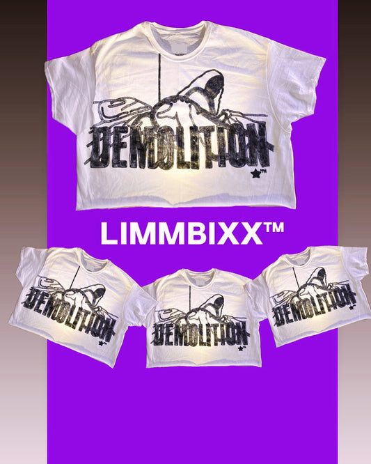LIMMBIXX™ “Demolition” Oversized Hand-Drawn T-Shirt