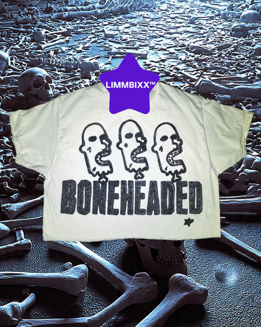 LIMMBIXX™ Hand-Drawn “BONEHEADED” Oversized Olympics T-Shirt