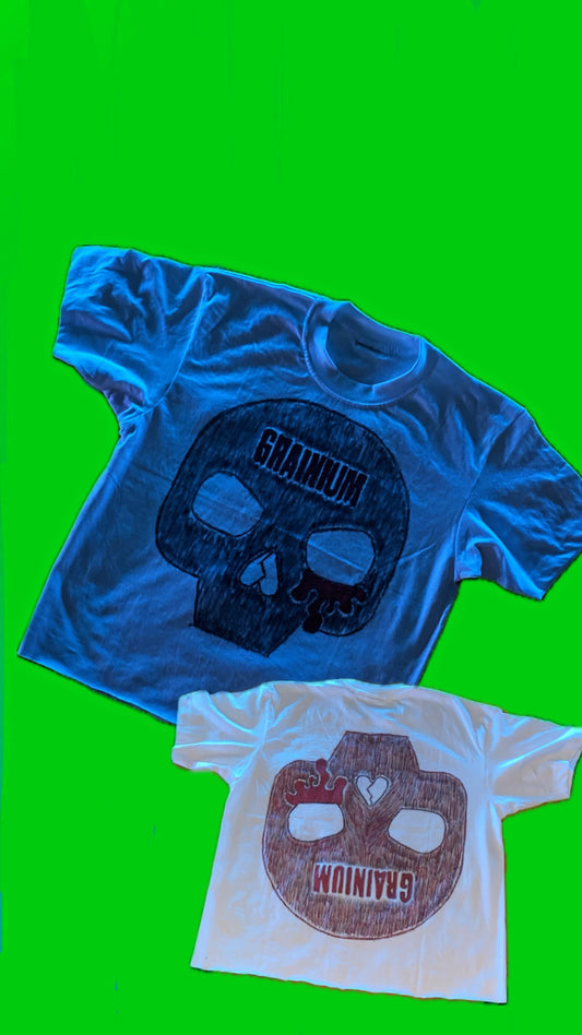 GRAINIUM Skull Statement Tee – Box Crop Unisex