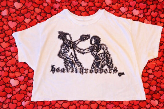 GRAINIUM™ —“HEARTTHROBBERS” Hand Drawn Oversized Box T