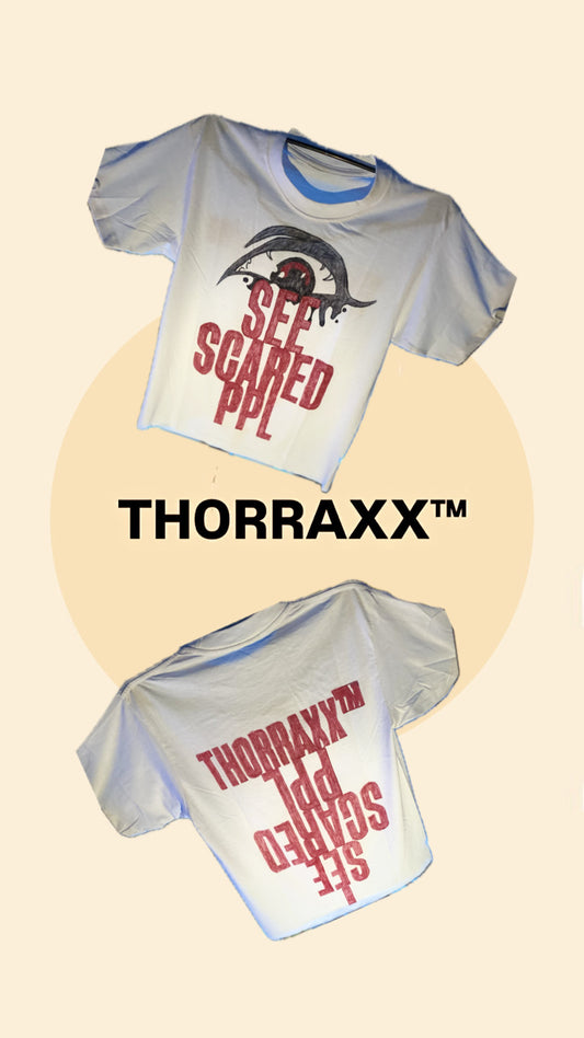 THORRAXX “See Scared PPL” Box Cut T-Shirt – Unisex