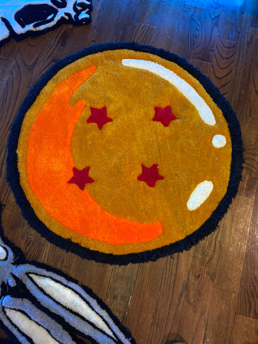 ROCKSTARRUGGY™ “4-Star Dragon Ball Tribute” Tufted Rug