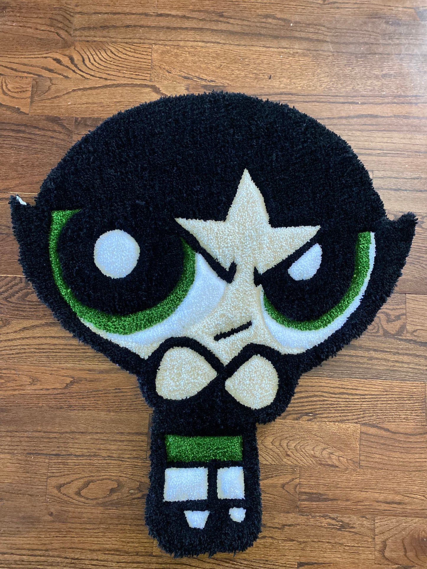 ROCKSTARRUGGY™Buttercup-Inspired Tufted Rug – Custom Handmade Decor